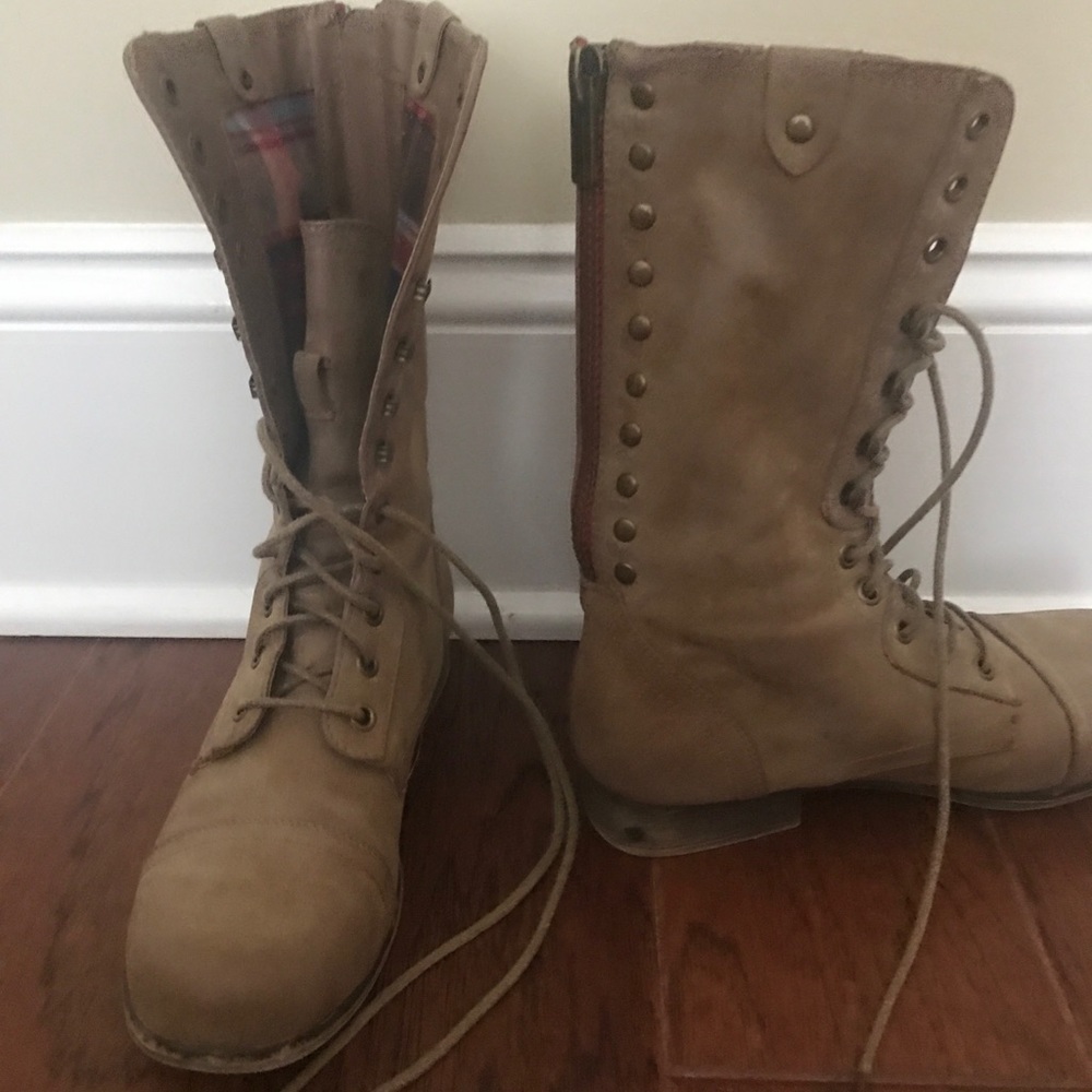 Madden girl combat boots